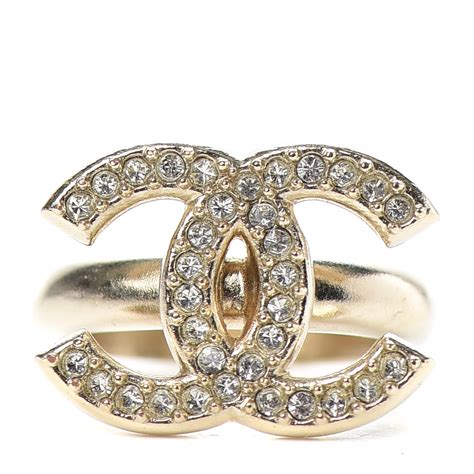 chanel costume jewelry ring|authentic chanel rings.